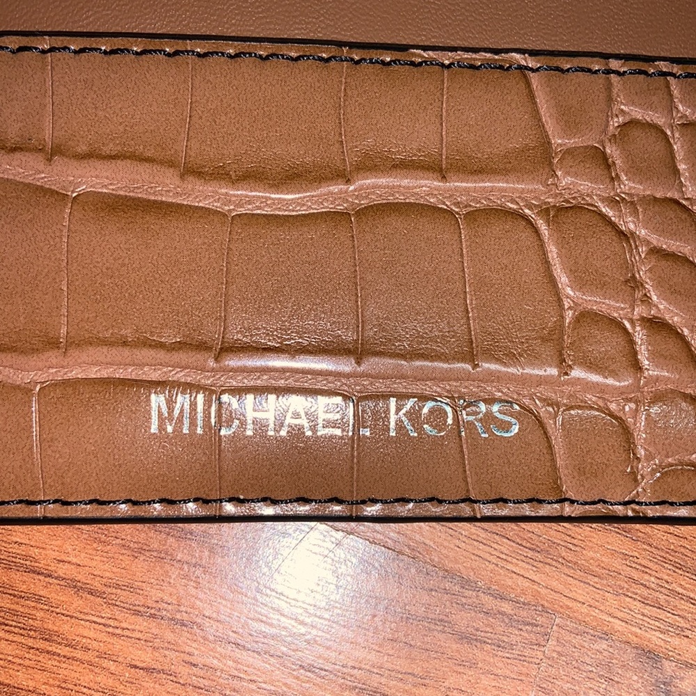 NWT Michael Kors Cooper Leather Card Case - Picture 3 of 9